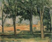 Chestnut Trees at Jas de Bouffan, Paul Cezanne